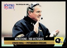 1991 Pro Set Chuck Noll #23 Pittsburgh Steelers
