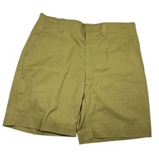 Vintage 1970s Boy Scouts of America BSA Shorts Olive Green Talon Zip Uniform 32