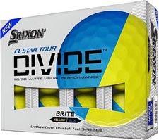 Srixon Golf Q-Star Tour Divide Blue, One Size Size, Yellow/Blue