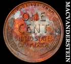 1942-S Lincoln Wheat Cent- Super Color- Choice Gem Brilliant Uncirculated #J7518