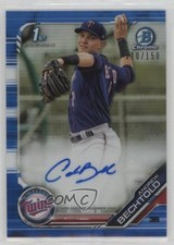 2019 Bowman Chrome Prospect Blue Refractor 110/150 Andrew Bechtold Auto 0rf