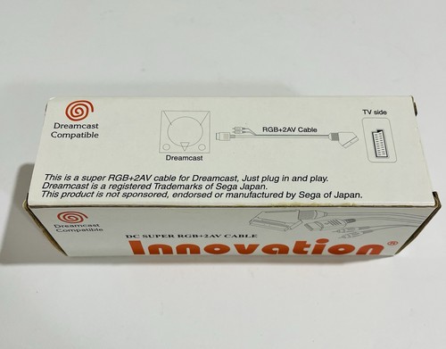 Sega Dreamcast Super RGB +2AV SCART cable by Innovations NEW - Picture 2 of 6