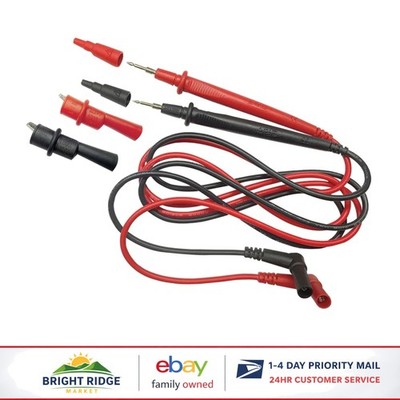 Replacement  Lead Set with Alligator Clips for Multimeters and Clamp Meters