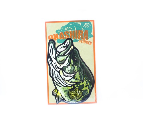 Sale Waterside Peterpan Okashira Decal Large L Black Bass (3687) - Picture 1 of 6