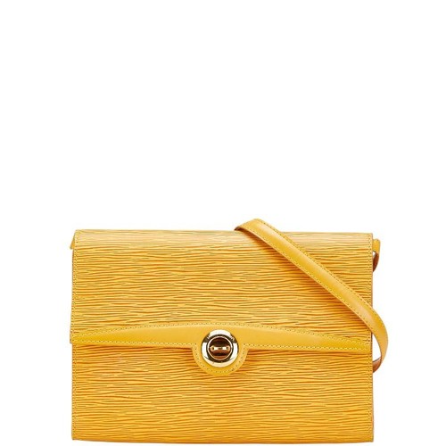 Louis Vuitton Epi Alshu Schultertasche M52579 Tassili Gelb Leder Gebraucht