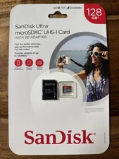 Sandisk Ultra 128GB Class 10 microSDXC Memory Card - SDSQUAB-128G-GN6MN