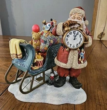 Vintage Lang Co "Time For Santa" Figurine  Sherri Buck Baldwin Christmas 1998