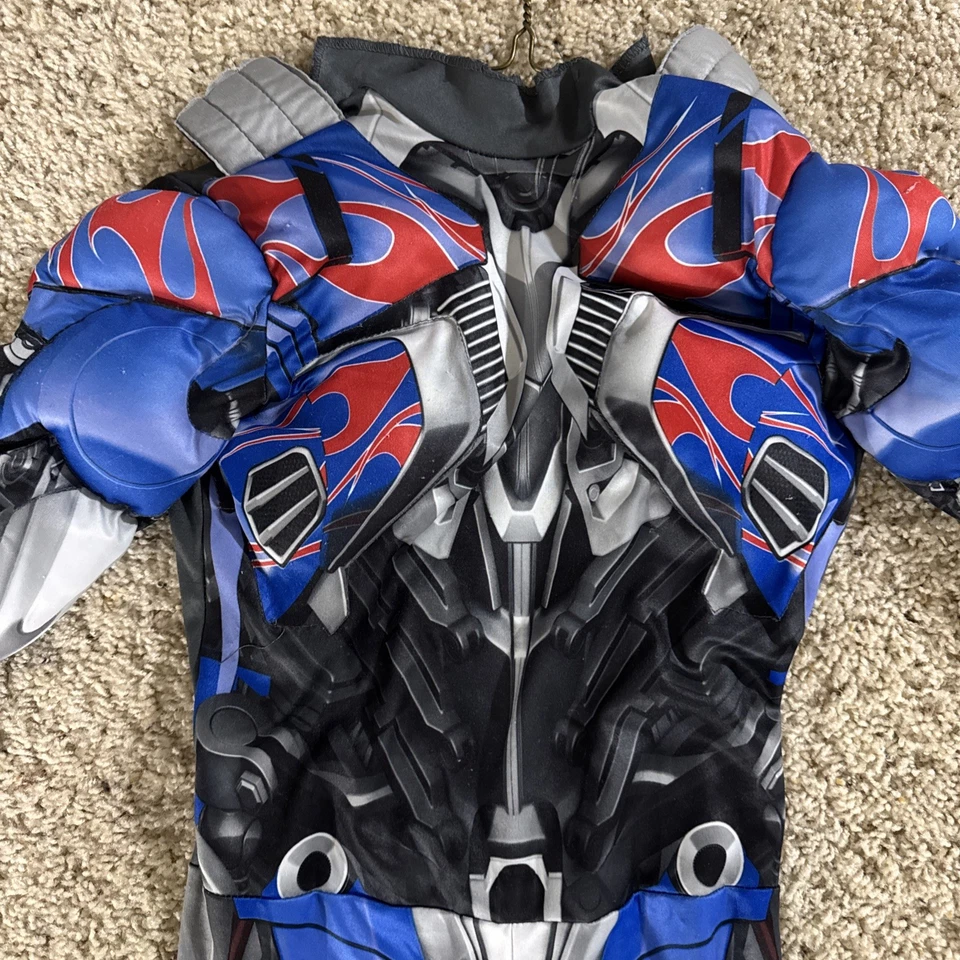 Disfraz Transformers Optimus Prime Muscle Pecho Niño Talla M 4-6 Mono Solo Foto 2 de 3