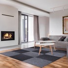  30 Pcs Adhesive Tile Mat Carpet Squares Floor Covering Tiles for Basement