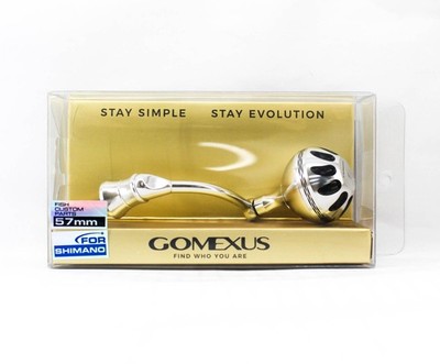 Gomexus H1S57JLA35ASRBK Handle Hunter Aluminium Silver 57mm Shimano (3759)