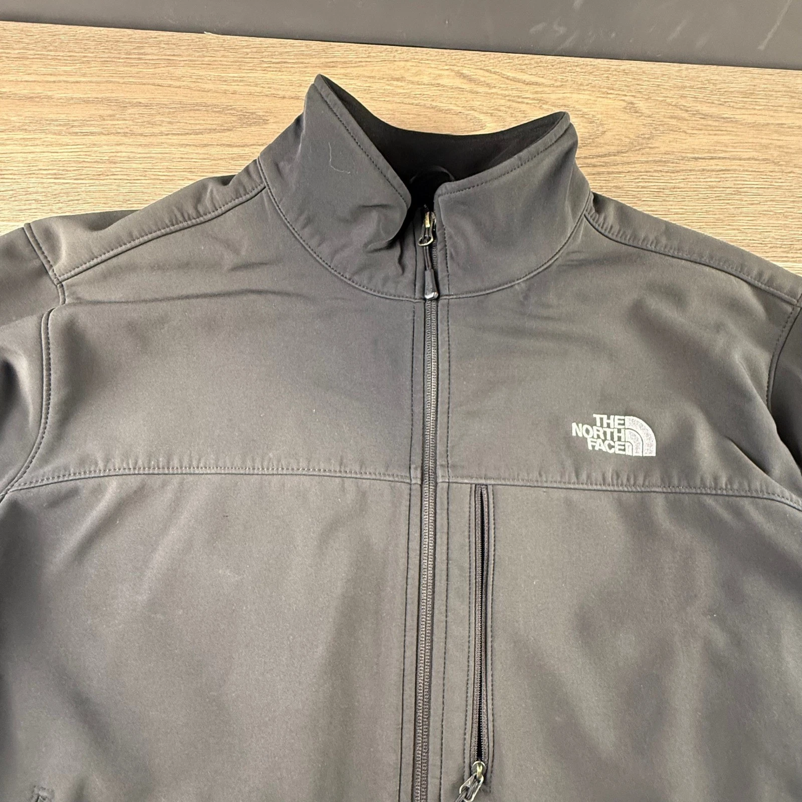 The North Face Mens Apex Bionic WindWall Softshell Jacket Dark Gray XXL Outdoor
