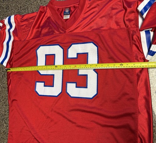 Reebok New England Patriots Throwbacks Jersey 2XL XXL Richard Seymour #93 HOF - Picture 7 of 7