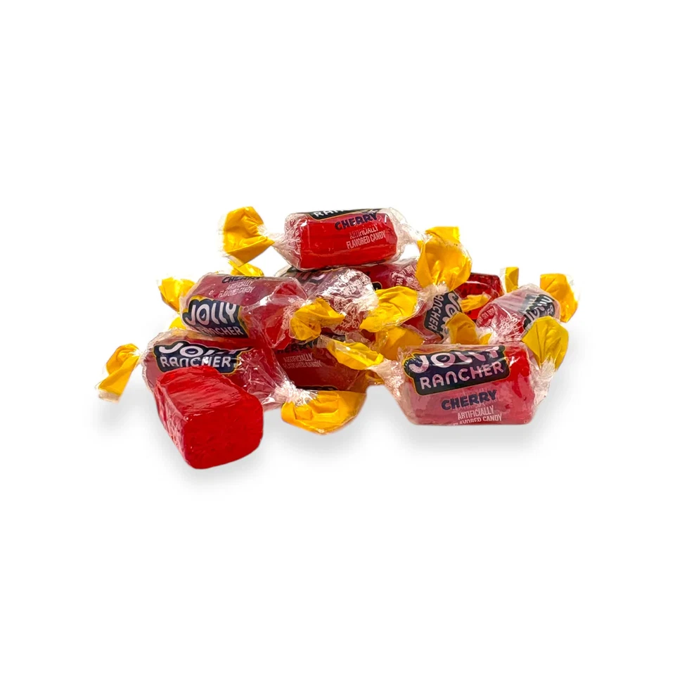 Cherry Jolly Ranchers Bulk Hard Candy Fresh Wrapped – sacos de 1 lb ou 2 lb - Imagem 4 de 4
