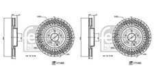 FEBI x2 Stk Bremsscheibe Vorderachse Für MERCEDES Cls C218 W218 X218 2184210412 FEBI x2 Stk Bremsscheibe Vorderachse Für MERCEDES Cls C218 W218 X218 2184210412