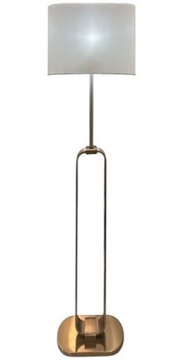 Brand New IKEA UPPVIND Brass Plated/White Floor Lamp 150 cm (59