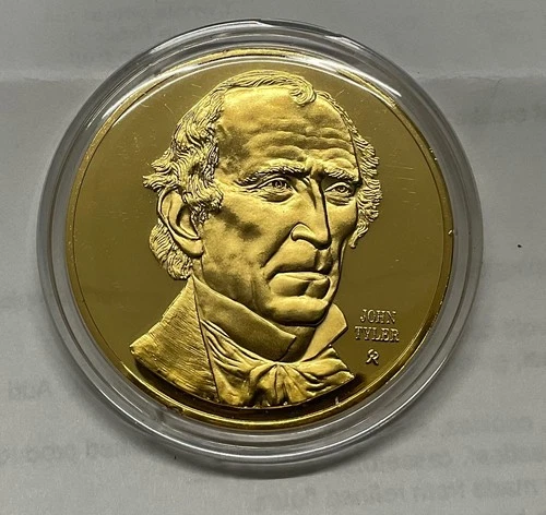 1973 FM STERLING SILVER 41 GRAM PROOF PRESIDENTIAL COIN = 1.2 OZ ASW = TYLER