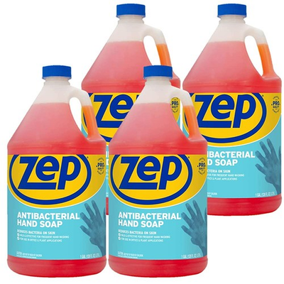 #ad Zep Industrial Antibacterial Hand Soap 1 Gallon Case of 4 R46124 $59.92