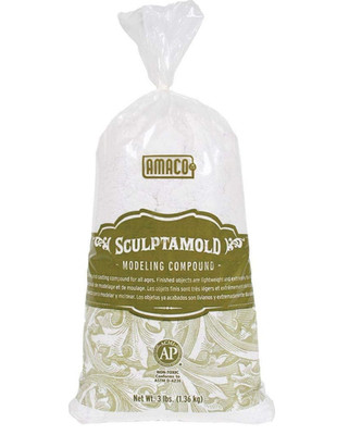 AMACO Sculptamold Modeling Compound SC3 3 lb Papier Mache Sculpture Craft NEW