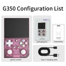 G350 Retro Handheld Game Console with 4000 Games and 3.5" IPS Screen