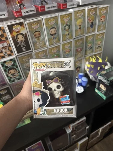 Funko Pop! One Piece Brook 2018 Fall Convention Hot Topic Exclusive Figure #358