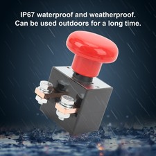 Momentary Stop Switch Emergency Stop Switch IP67 Waterproof For Starter