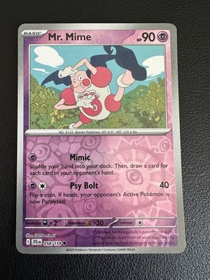 Mr. Mime 058/159 Sv09: Journey Together Reverse Holo