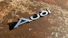 1980s Audi Emblem Badge Script Quattro 5000 Sport Turbo 4000 431853687 
