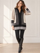 Vintage Neiman Marcus 100 Cashmere Sweater Small Scotland Colorblock