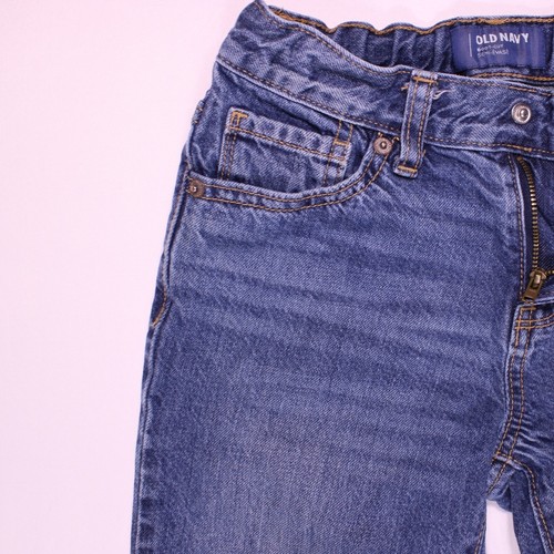 Old Navy Jeans Kids 8 Reg Blue Bootcut Adjustable Waist Stretch Fits23x22 - Picture 7 of 16