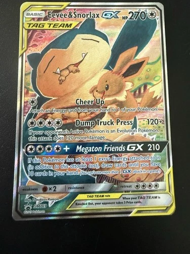 Pokémon TCG Eevee & Snorlax GX SM169