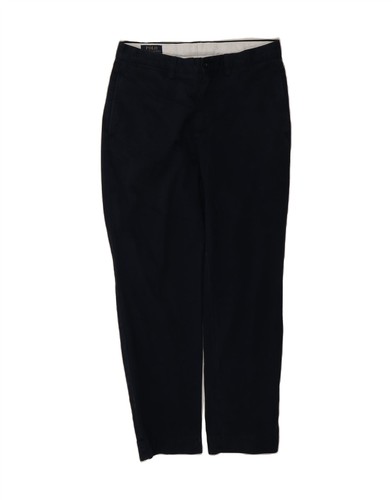 POLO RALPH LAUREN Herren Slim Chino Hose W32 L30 Navy Blau Baumwolle CP11