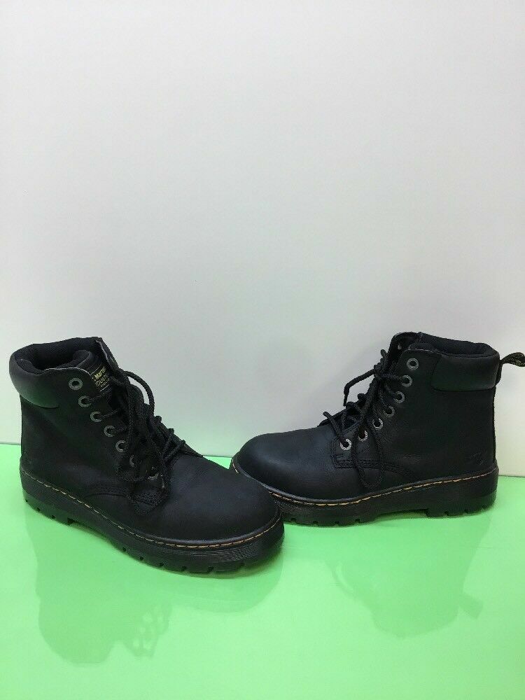 Dr. Martens INDUSTRIAL Black Leather Lace Up Steel Toe Boots Men’s 9 Women’s 10 Dr. Martens INDUSTRIAL Black Leather Lace Up Steel Toe Boots Men’s 9 Women’s 10