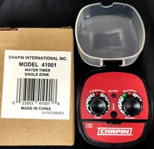 QTY 1 NEW CHAPIN 41001 SINGLE ZONE ABOVE GROUND TAP PROGRAMABLE WATER TIMER