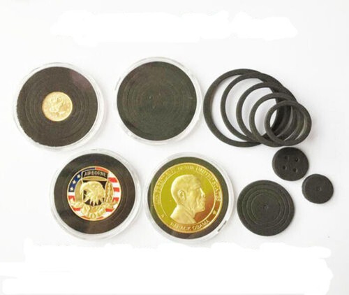 200 verstellbare Münzen Schaumstoff Dichtungsring Halter für 17 mm 22 mm 27 mm 32 mm 37 mm Münze - Bild 4 von 7