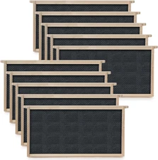 Honey Keeper Beehive 10 Deep Frame Kit with Foundations for Replacement Langstro