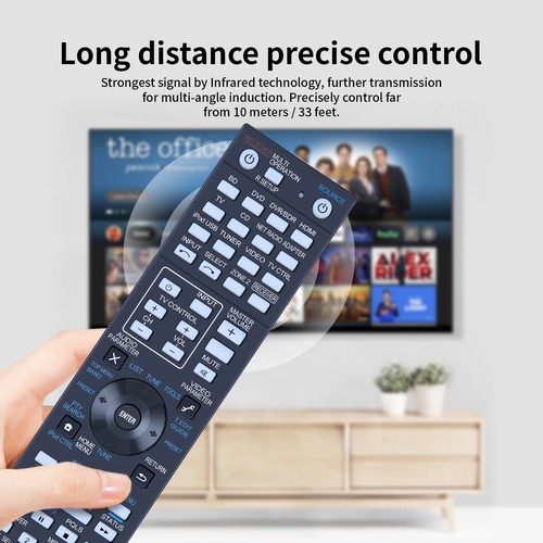 New AXD7596 Remote Control Work For Pioneer AV Receiver SCLX75 VSX1020K VSX918V - Picture 6 of 7
