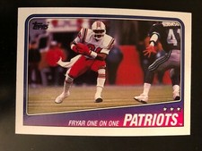 1988 Topps #175 New England Patriots Team Leaders Football Card 