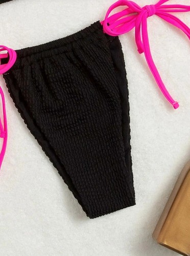 Sexy brasilianischer Triangel-Bikini Bademode Seitenstring Badeanzug Badeanzug für Damen - Bild 23 von 39