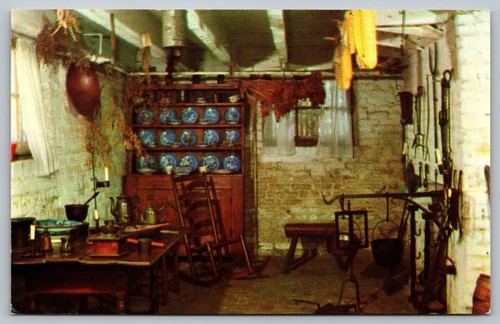 Postcard Winter Kitchen And Laundry Room Koppel Arlington VA Virginia