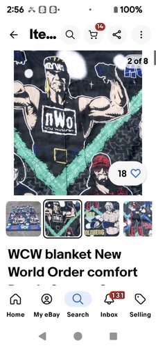 WCW BLANKET NEW WORLD ORDER ETC - Picture 18 of 19