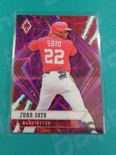 2021 Chronicles Juan Soto Purple Velocity Prizm!! Phoenix #25 NY Yankees!! 