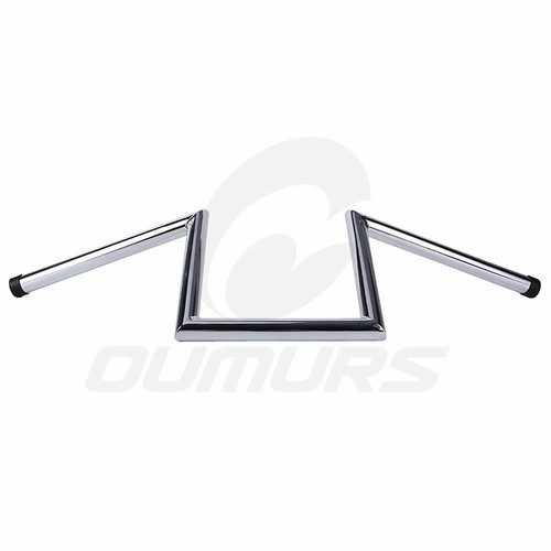 Manillar de 8" Rise Z-Bars 1" para Harley Sportster XL883 XL1200 Softail Dyna - Imagen 9 de 22