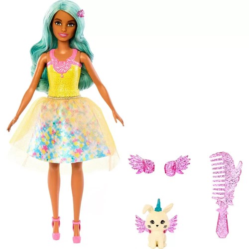 Muñeca Barbie Teresa con traje de cuento de hadas y mascota de Barbie Un toque de magia - Imagen 2 de 6