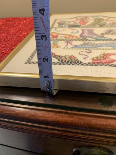 Framed Needlepoint Womens Dress Shoes Vintage to Modern - Picture 4 of 5