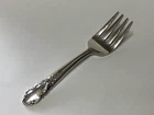 Sterling Silver Rogers Bridal Veil Baby Child Toddler Demitasse Fork NO MONO