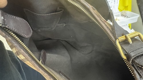 Authentic Burberry Haymarket Check Hobo Brown - Picture 21 of 21