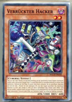 Yu-GI-OH Verrückter Hacker Common BACH.DE030