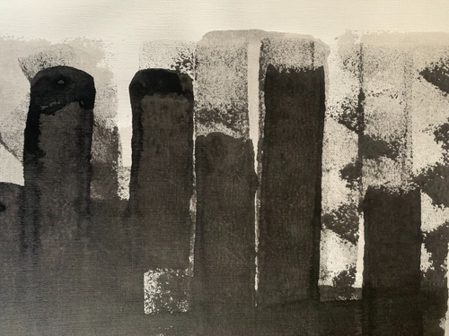 ARTISTE DU XX° - PEINTURE ABSTRAITE -OEUVRE ORIGINALE 1990-INEDIT (107) - Picture 7 of 16