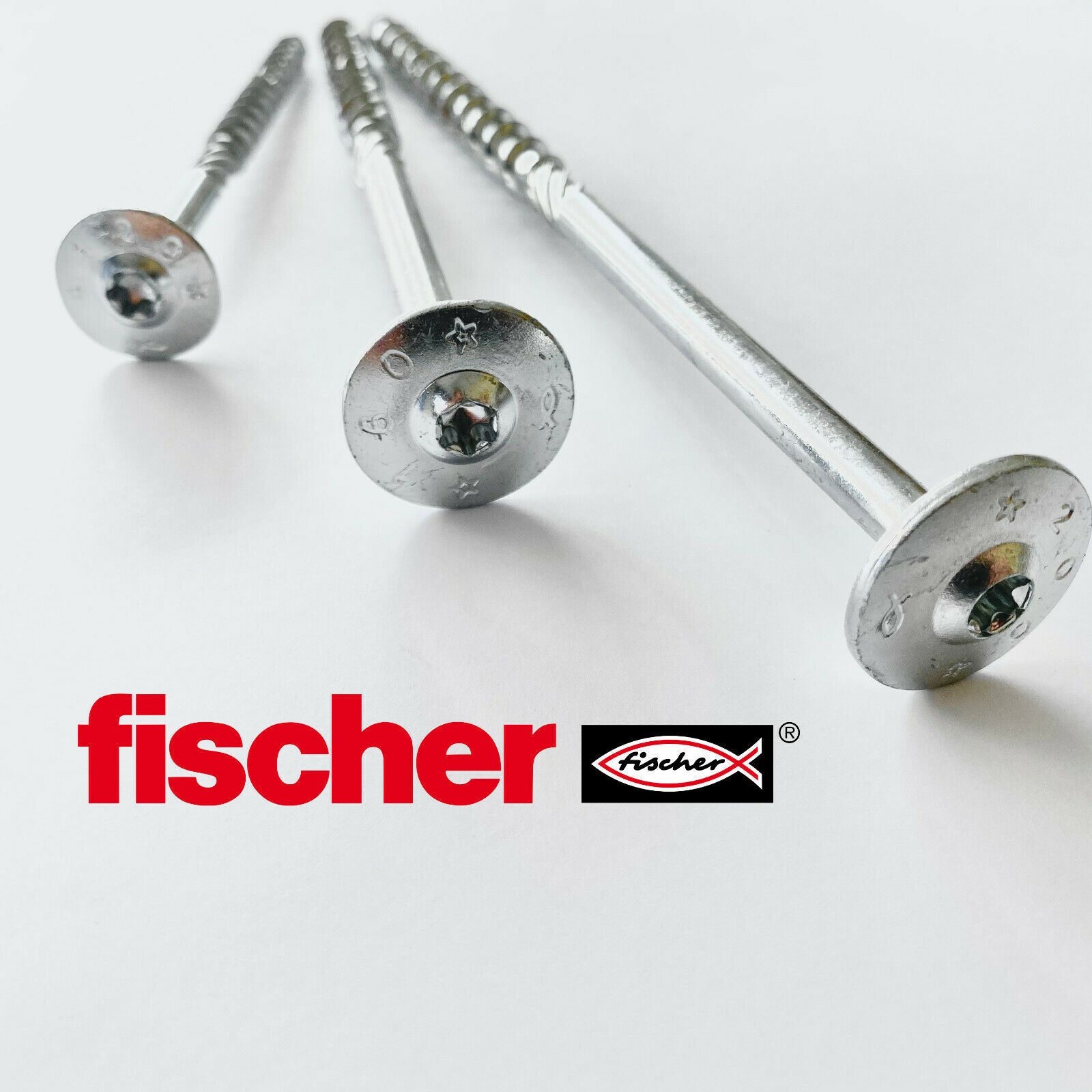 FISCHER Tellerkopfschrauben Holzbauschrauben galv. verzinkt PowerFast FPF II WTP