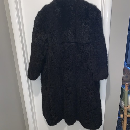 Vintage Full Length Opossum Fur Coat M/L - Picture 2 of 6